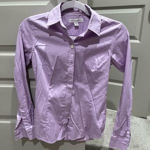 banana republic women purple shirt Size 0